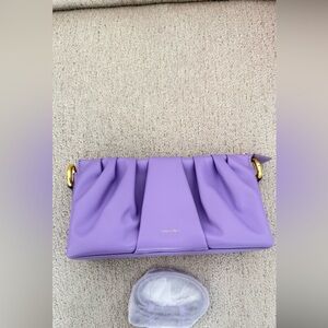 SINBOBO  EVELYN SHOULDER BAG - PURPLE/Vegan Leather